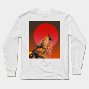 red moon rising Long Sleeve T-Shirt